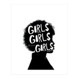 Girls Girls Girl Feminist women Empowerment  (Print Only) thumbnail