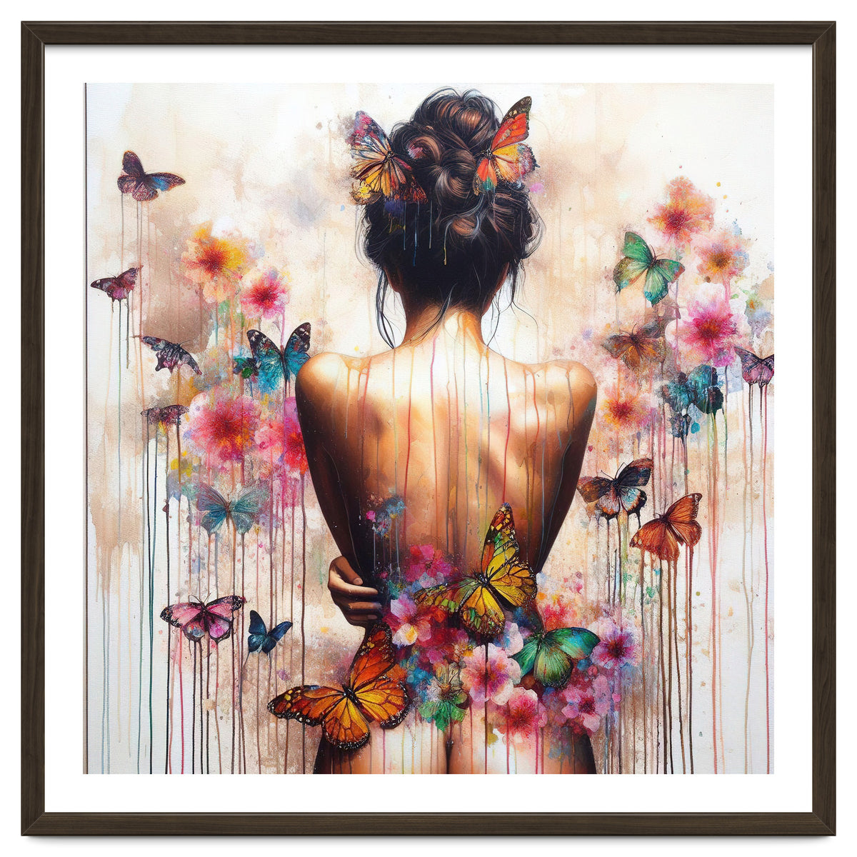 Butterfly Garden Back Portrait