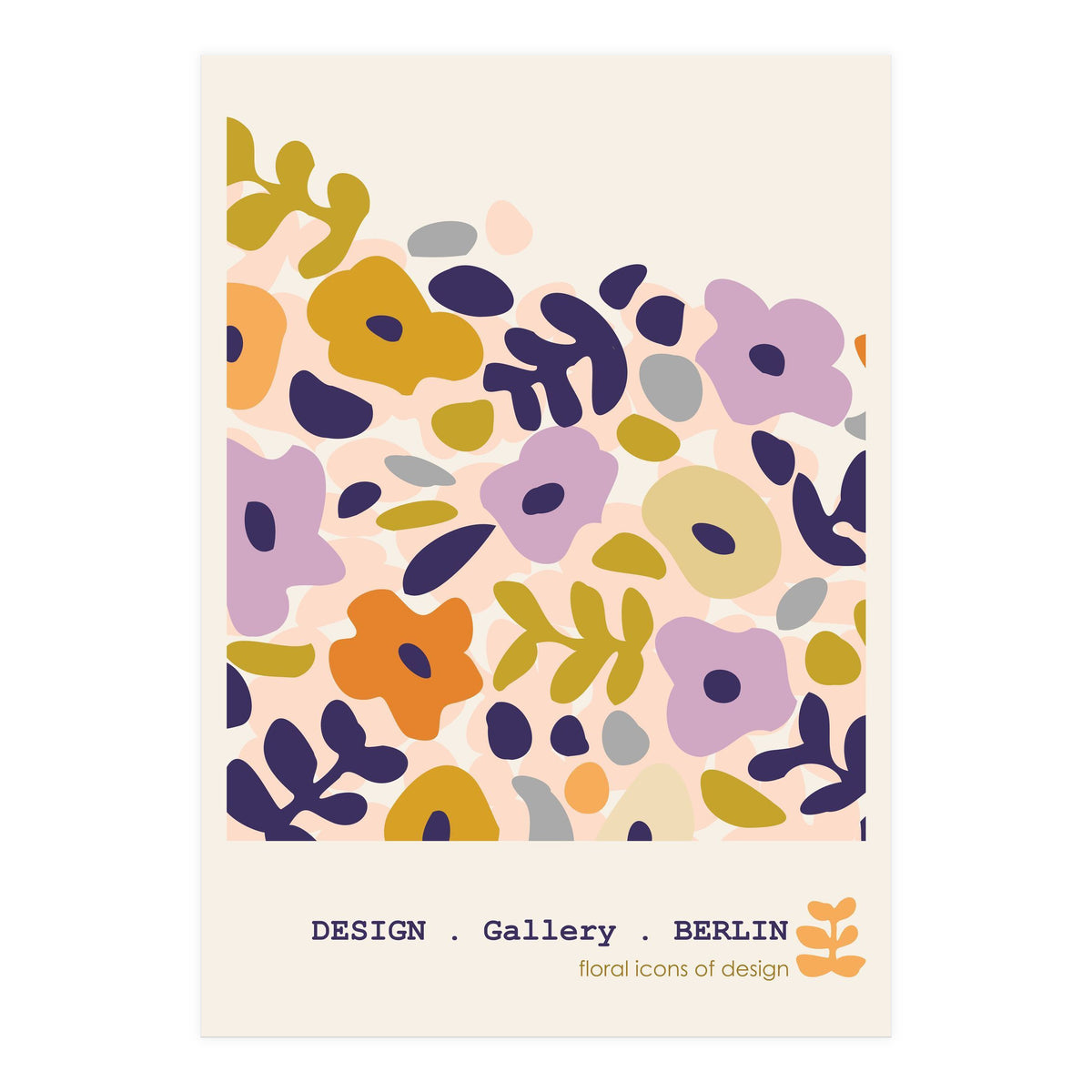 Design Gallery Berlin floral icons of design (Print Only)