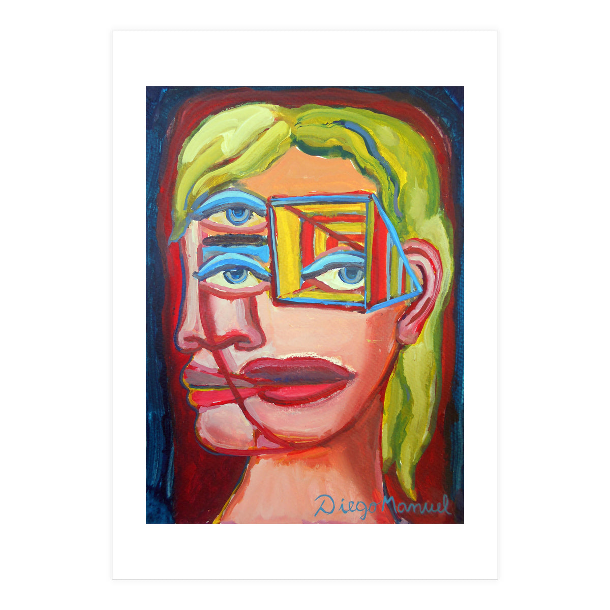 Cabeza De Mujer 23 (Print Only)