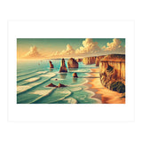 Vintage Australia, Great Ocean Road Poster (Print Only) thumbnail