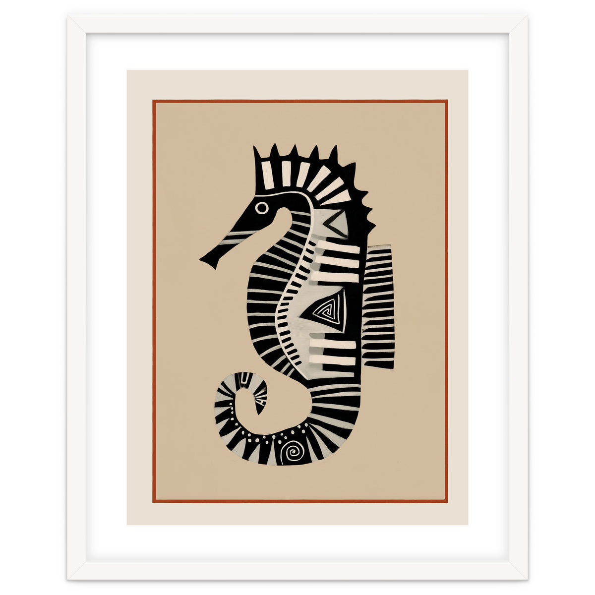 Striped Seahorse II