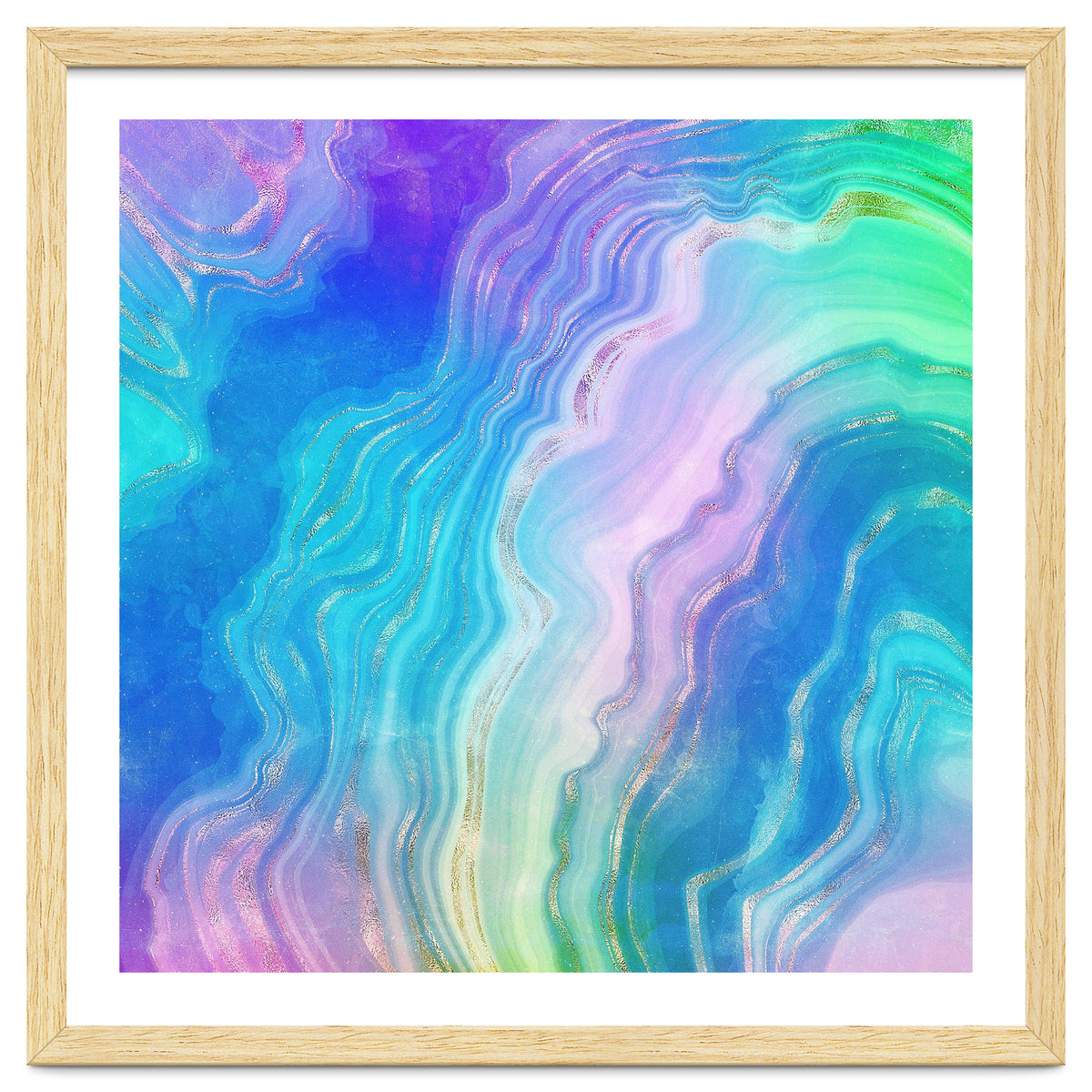 Neon Agate Texture 04