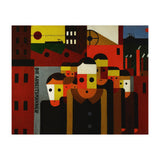 Die Arbeitsmaenner - The Workmen. Oil on canvas. (Print Only) thumbnail