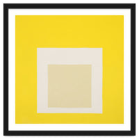 JOSEF ALBERS - HOMAGE TO THE SQUARE YELLOW WHITE