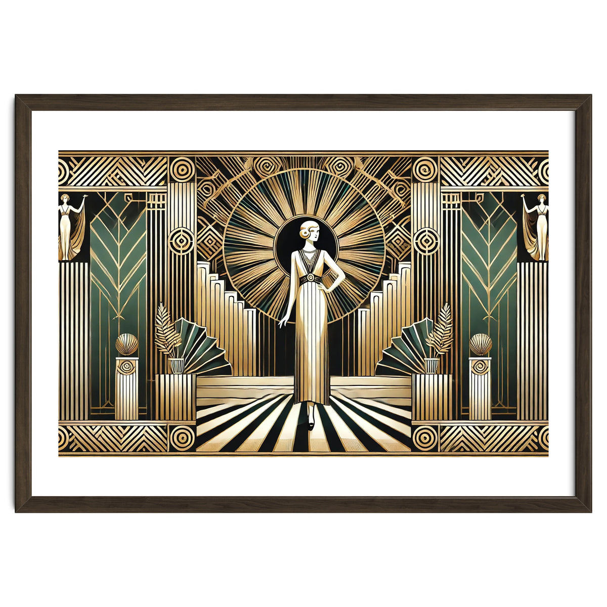 Golden Twenties Flair In Art Deco