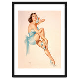 Beautiful Pinup Woman Posing In Ballerina Costume thumbnail