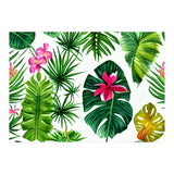 The Tropic, Banana Leaves Tropical Jungle Botanical, Palm Plants Monstera Nature, Bohemian Plants Floral (Print Only) thumbnail