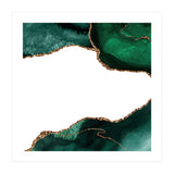 Emerald & Gold Agate Texture 11 (Print Only) thumbnail