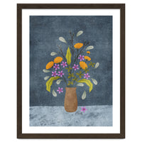 Moody Floral Vase