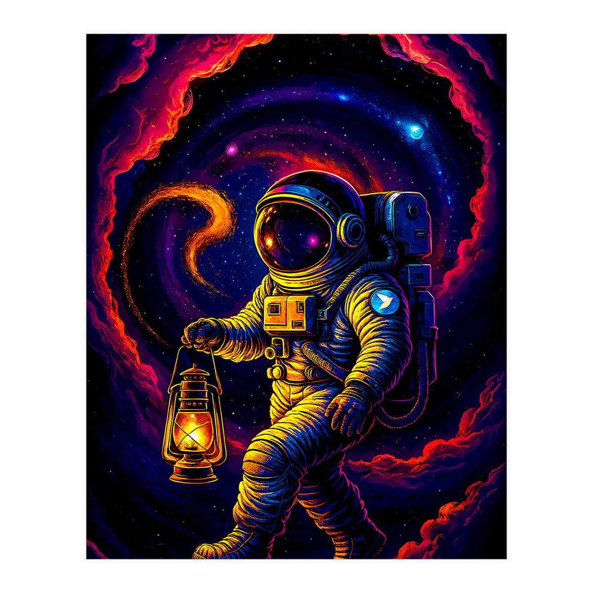 Astronout Space Nebula (Print Only)