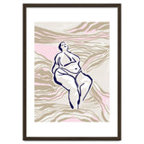 Follow the lines Serene woman in the water thumbnail