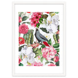 Vintage Cockatoo in Flower Jungle thumbnail