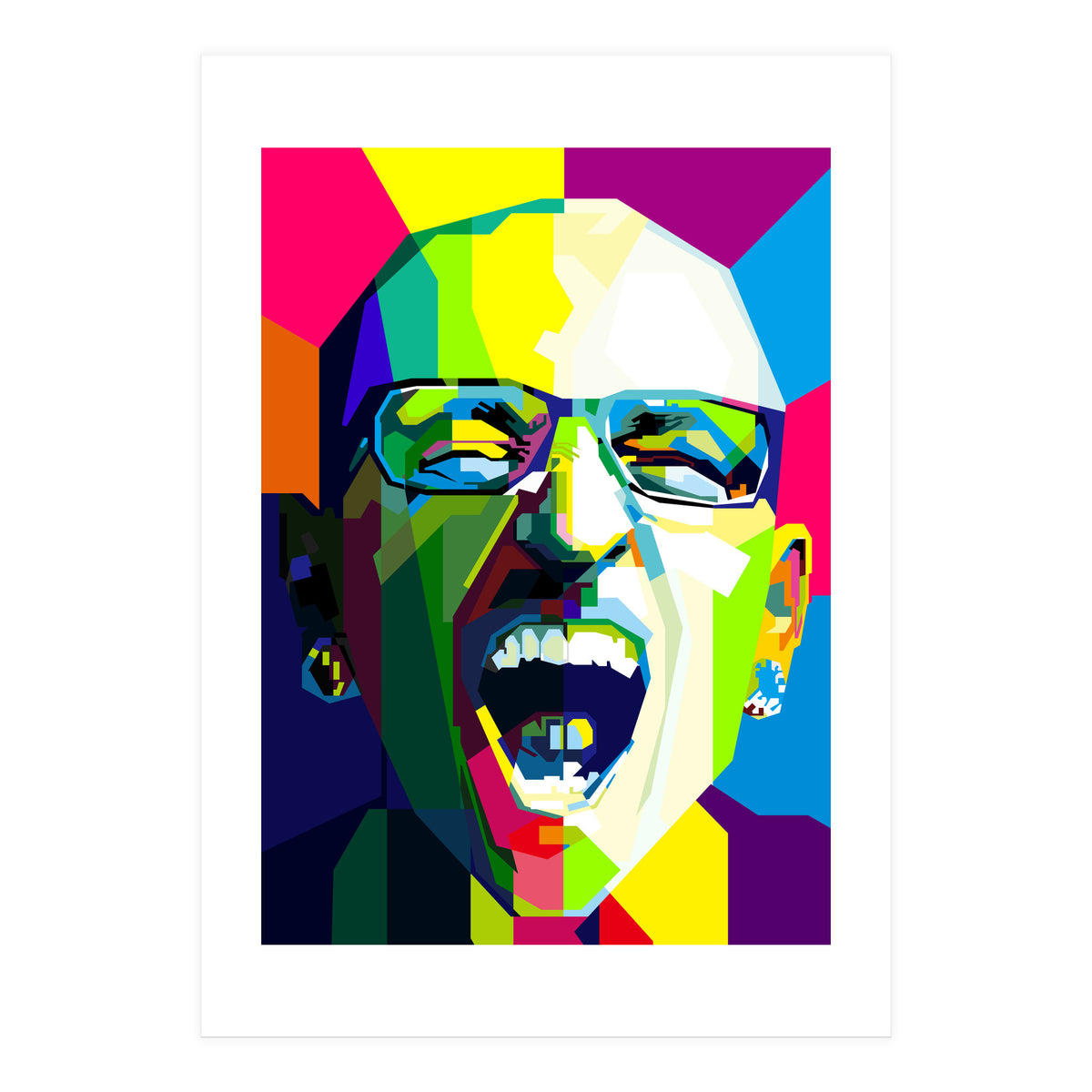 Chester Bennington Lingkin Park Pop Art Wpap (Print Only)