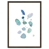 Watercolor Aqua Abstract Spots I thumbnail