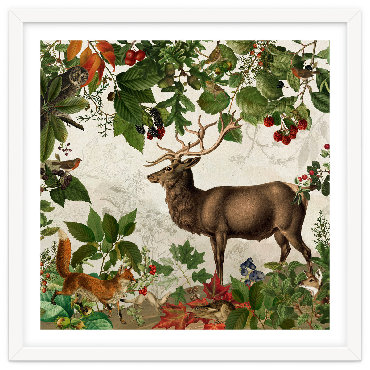 Nostalgic Autumn guardians of the forest 1