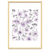 Wild Roses Floral Pattern - Purple thumbnail