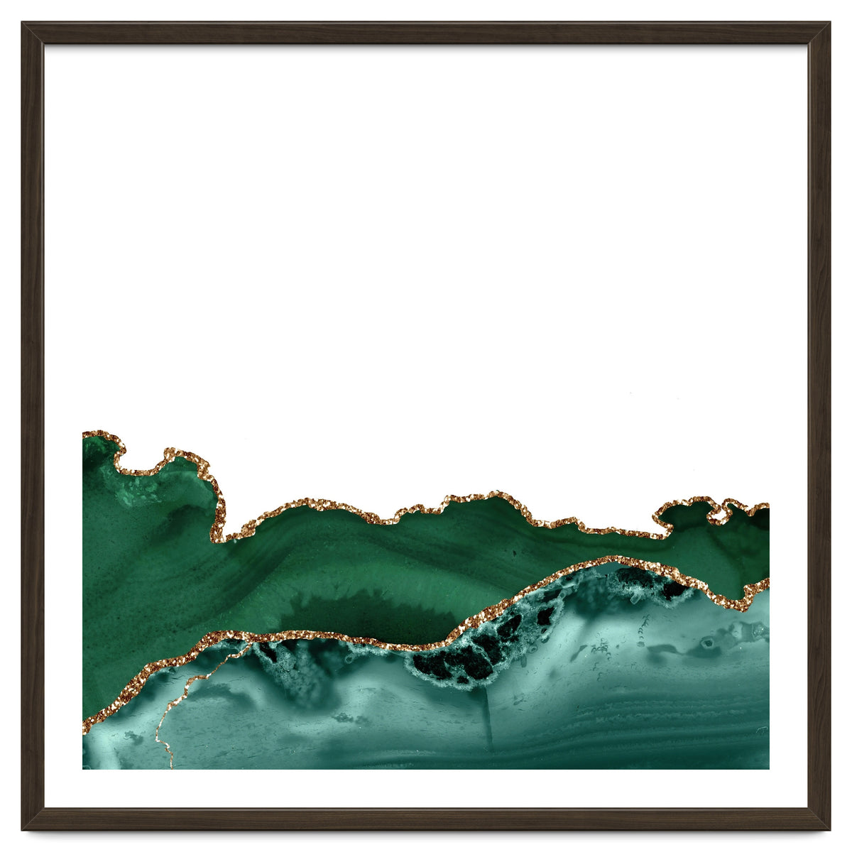 Emerald & Gold Agate Texture 12