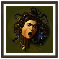 Caravaggio – Medusa | Baroque Mythological Painting Head of Medusa