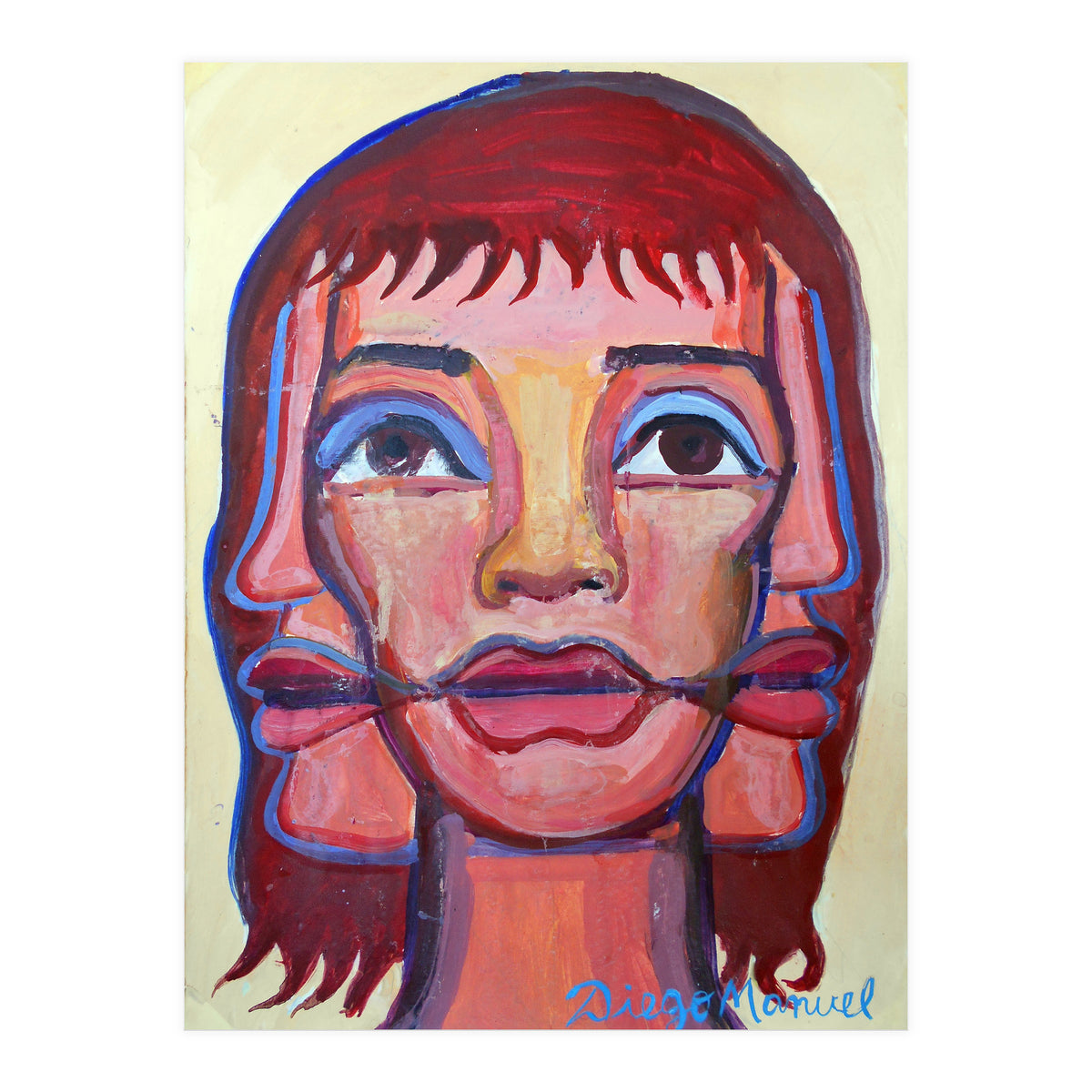 Cabeza De Mujer 4 (Print Only)