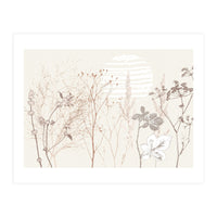 Plant based calming atmosphere earthy tones (Print Only)