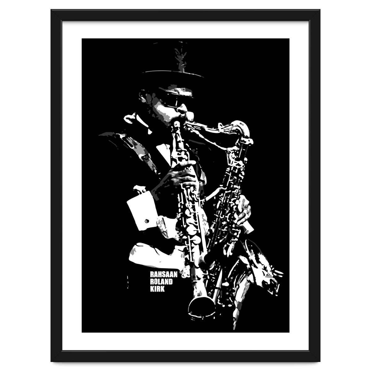 Rahsaan Roland Kirk American Jazz Multi-Instrumentalist