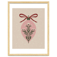 Christmas Floral Globe