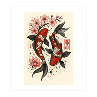 Koi fish Japanese (Print Only)