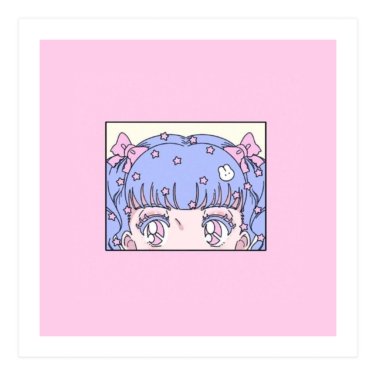 Dream Girl - Pastel Colors and Cute Stars (Print Only)