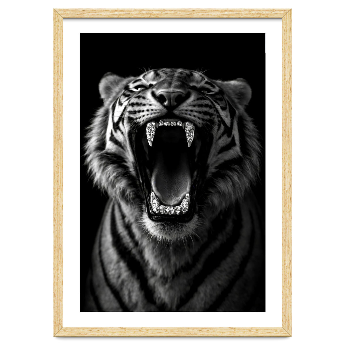 Roaring Tiger portrait