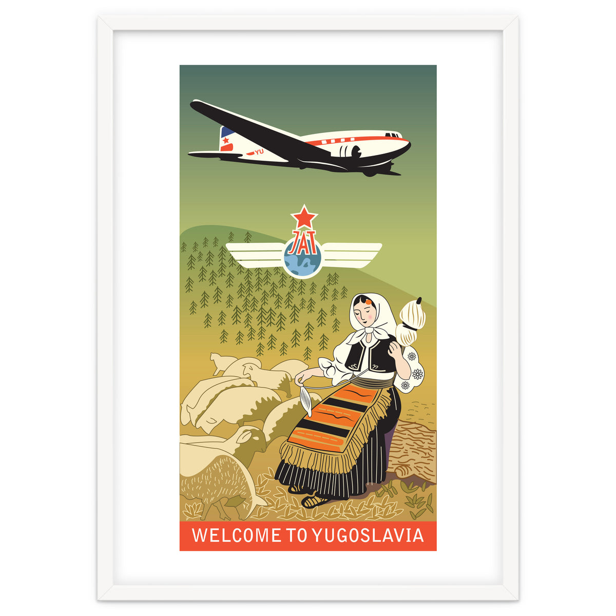 JAT Airways, Yugoslavia