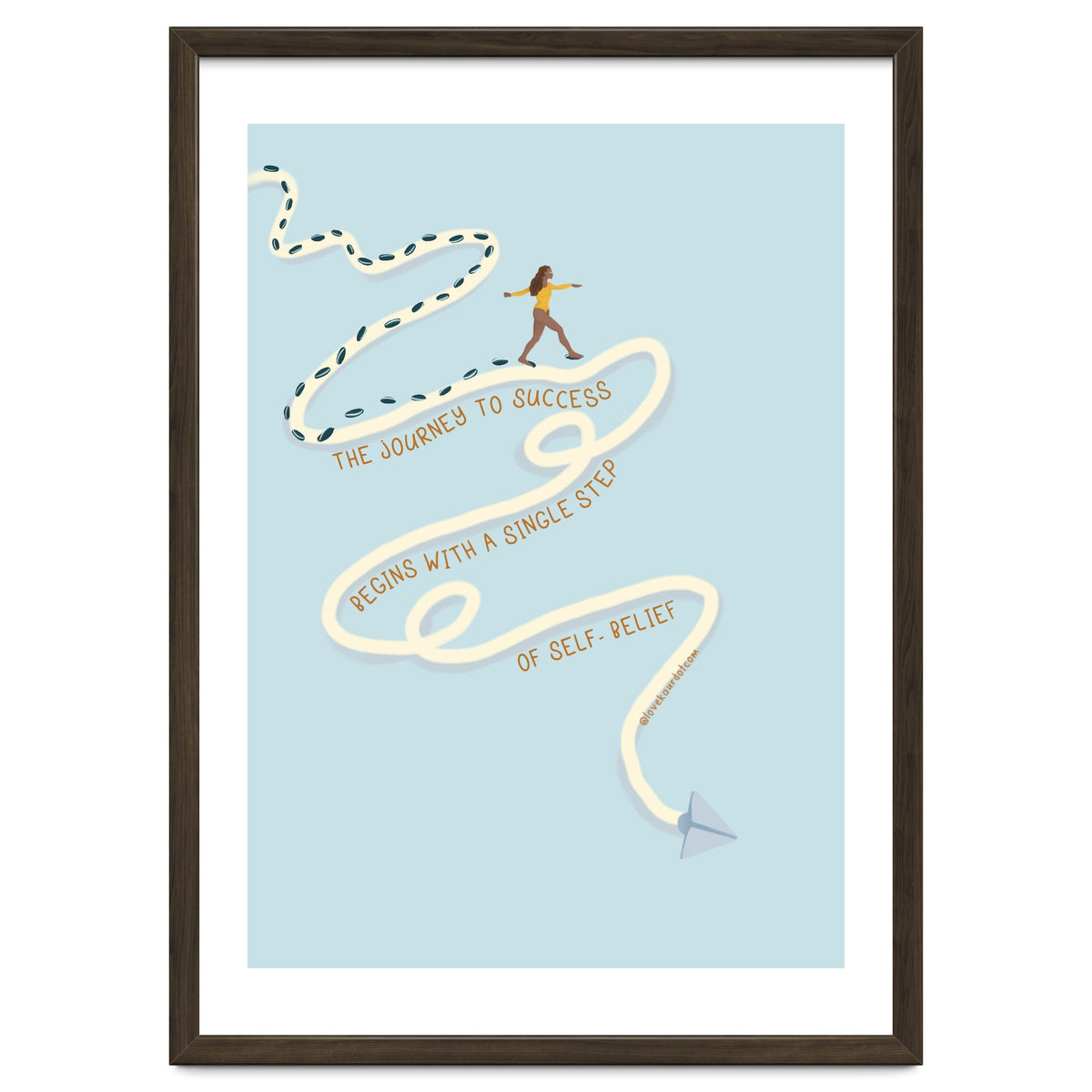 The Journey To Success Begins With A Single Step Of Self-Belief