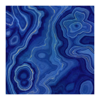Blue Agate Texture 10 (Print Only)