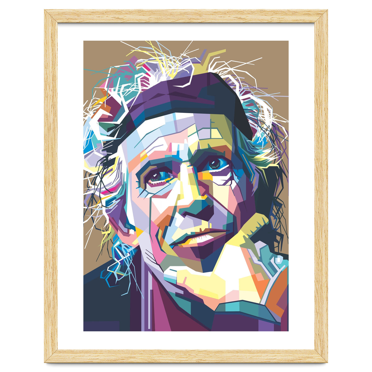 K Richards Pop Art WPAP