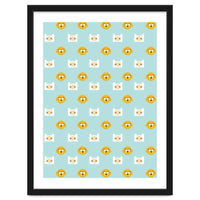 Minimalist Finn And Jake Seamless Cartoon Pattern