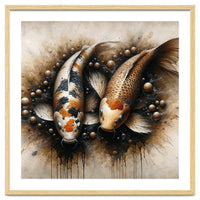 Powerful Koi Fish Pair