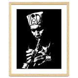 Don Cherry Trumpeter Jazz Music Legend in Grayscale thumbnail