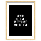 Never believe everything you believe thumbnail