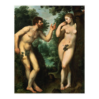 Peter Paul Rubens / 'Adam and Eve', c. 1597, Oil on panel, 180 x 158 cm. Pieter Paul Rubens. (Print Only)