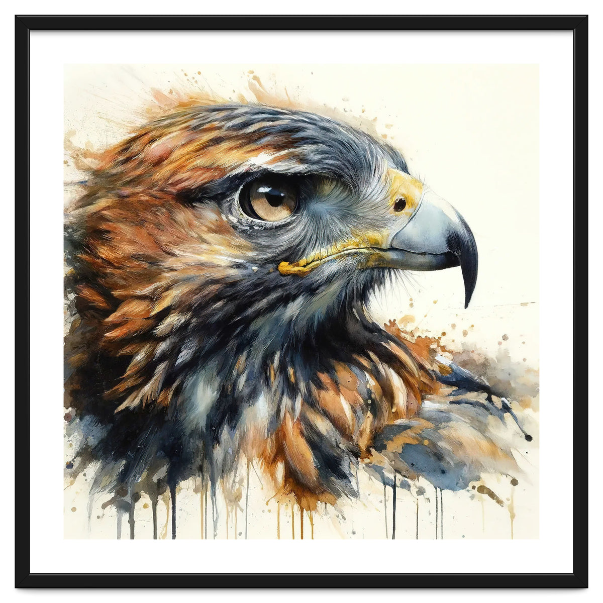 Eagle Gaze Across The Horizon