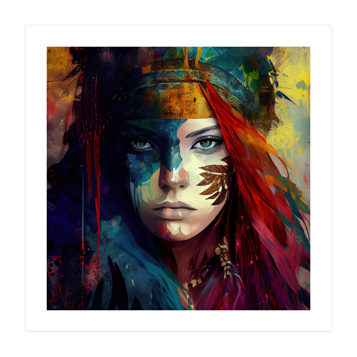 Powerful Warrior Woman #10 (Print Only)