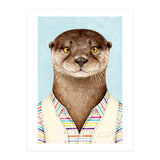 Otter Portrait in Jacket (Print Only) thumbnail