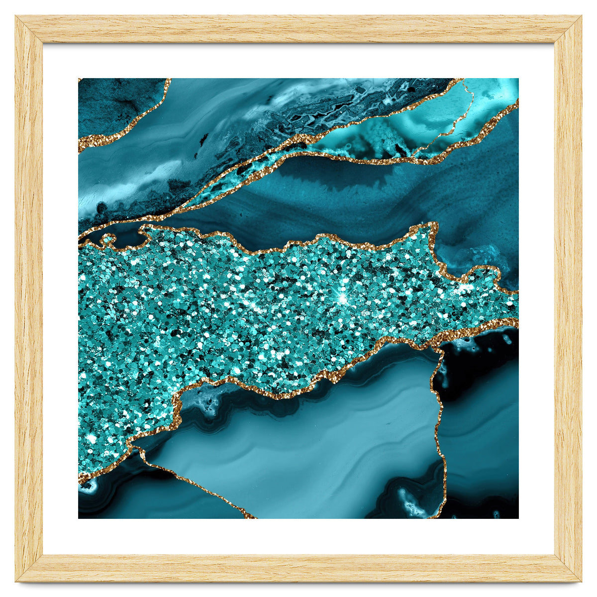 Agate Glitter Ocean Texture 09