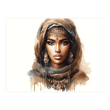 Desert Muse Watercolor Portrait (Print Only) thumbnail