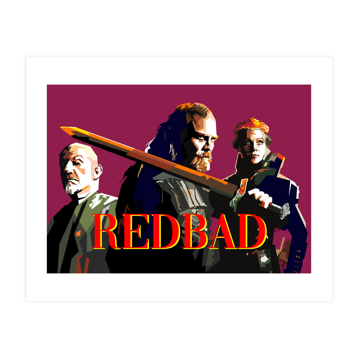 Redbad Sword Knight Movies Trending Now Landscape (Print Only)