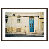 Lisbon Blue door on the street thumbnail