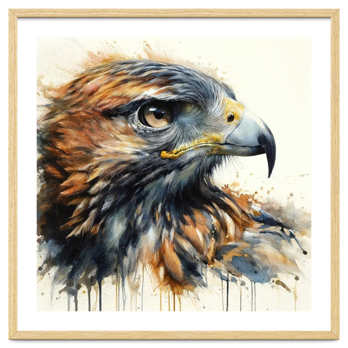 Eagle Gaze Across The Horizon