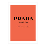 Prada Marfa, Fashion Sign Poster, Chic Decor, (Print Only) thumbnail