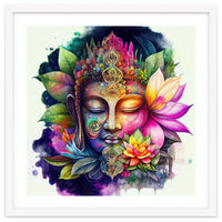 Floral Awakening Buddha