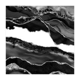 Black & Silver Agate Texture 06  (Print Only) thumbnail